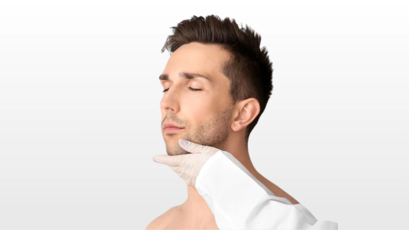 Jawline enhancement for men at ATOS Medical Center