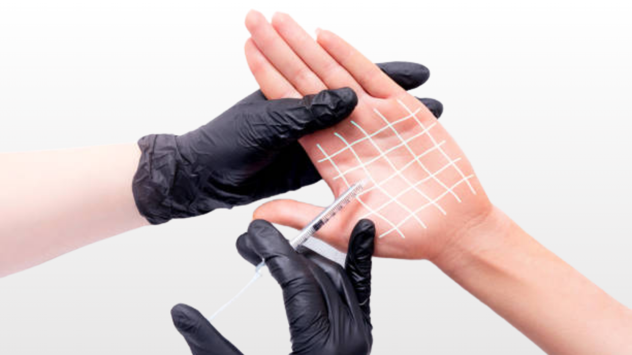 Hand sweating Botox treatment in Doha