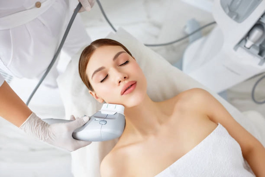 Advanced laser technology for skin rejuvenation.