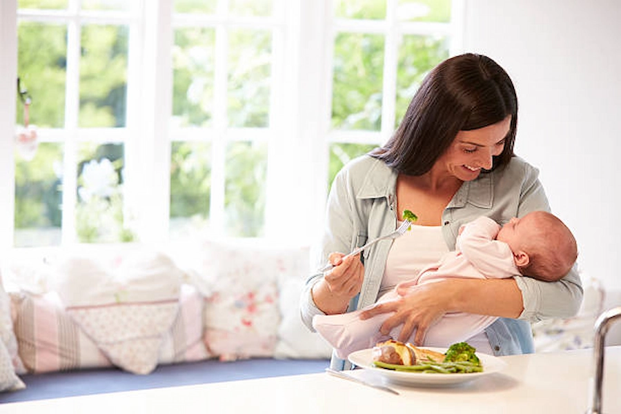 Weight loss diet for breastfeeding moms in Qatar