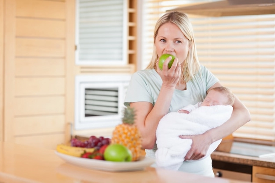 Diet for Postpartum Mothers Nutritional Guidance Image