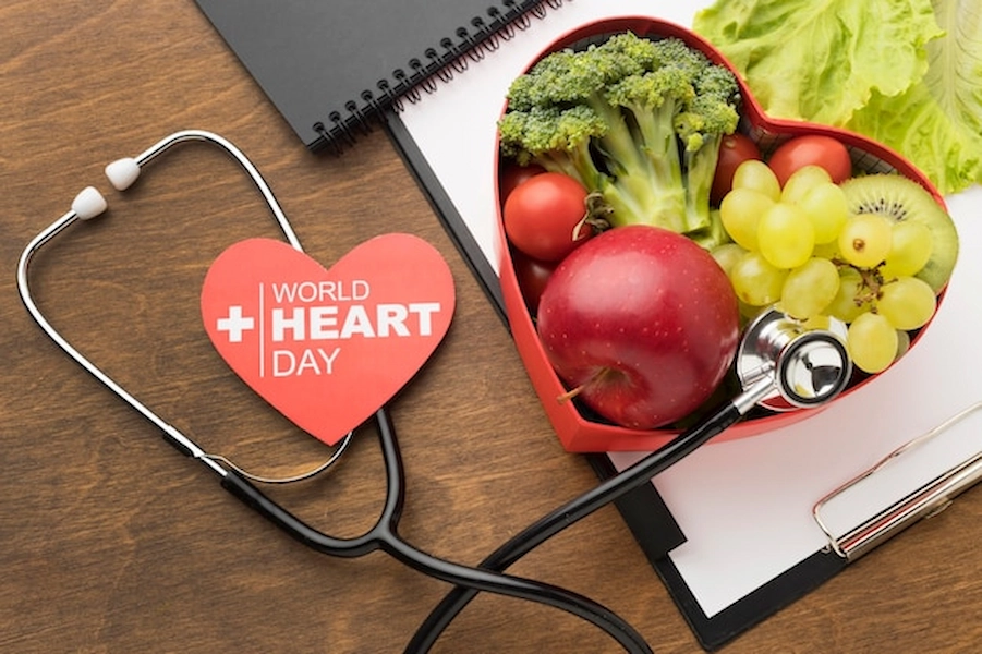 Healthy meals promoting a heart healthy diet service